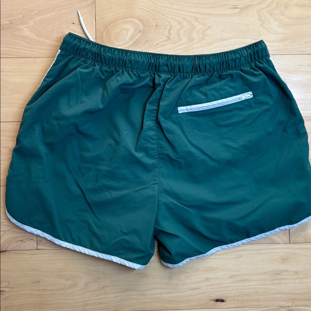 Empyre Green Cream Swim Shorts w/Zipper Pockets | Size XL - Picture 3 of 9